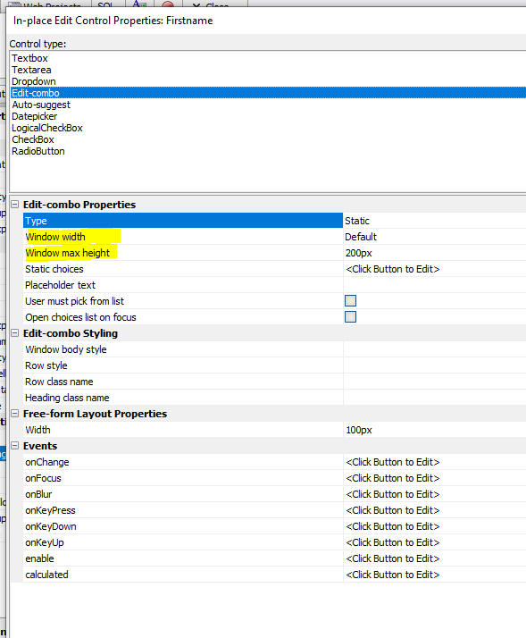 Inplaceedit Picklistsize